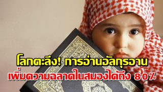โลกตะลึง! การอ่านอัลกุรอานสามารถ เพิ่มความฉลาดในสมองได้ถึง 80%