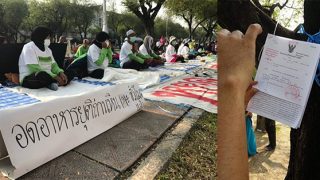 ตร.ฟ้องศาลชุมนุมค้านถ่านหินเทพา สั่งยุติการชุมนุม ไม่สนผู้ชุมนุมอดข้าวประท้วงจนป่วย