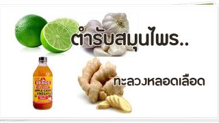 ตำรับสมุนไพรทะลวงหลอดเลือด ด้วยภูมิปัญญาโบราณ เพียง 2 นาที