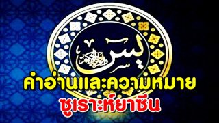 คำอ่านและความหมาย ซูเราะห์ยาซีน