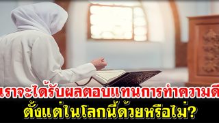 เราจะได้รับผลตอบแทนจากการทำความดี ตั้งแต่ในโลกนี้ด้วยหรือไม่?