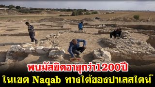พบมัสยิดอายุกว่า1200ปีในเขต Naqab ทางใต้ของปาเลสไตน์