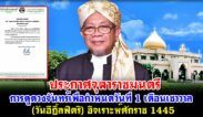 ประกาศจุฬาราชมนตรี การดูดวงจันทร์เพื่อกำหนดวันที่ 1 เดือนเซาวาล (วันอีฎิ้ลฟิตริ) ฮิจเราะห์ศักราช 1445